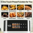 thumbnail image 2 of Pentantan 6QT Air Fryer with Visible Window, 8-in-1 Electric Hot Oven with Digital LED Touchscreen, 1500W, Black, 2 of 8