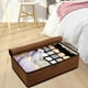 thumbnail image 3 of Cajón para Ropa Interior Soledad Organizador de Sujetadores y Calcetines Lavable Marrón, 3 of 10