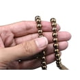 thumbnail image 4 of Copper Hematite Mala Beads 108 Buddhist Prayer Beads Japamala, 4 of 5