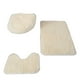 thumbnail image 1 of Juego de 3 alfombras de baño Tainini en liquidación, suaves, antideslizantes, absorbentes, suaves y lavables., 1 of 8