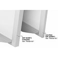 thumbnail image 3 of Whiteboard Installation Hardware Kit, Heavy Duty, Hangs up to an 8 Foot Dry Erase or Chalkboard, for 1/2" Thick Boards and Above, 3 of 4