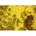 thumbnail image 1 of Ahgly Company Machine Washable Indoor Rectangle Abstract Yellow Modern Area Rugs, 5' x 8', 1 of 4