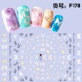 thumbnail image 2 of 8 Sheets Butterfly Nail Stickers 3D Flowers Nail Stickers Spring Summer Butterfly Nail Art Stickers Self-Adhesive Nail Decals Nail Design DIY Nail Art Nails Decoration, 2 of 8
