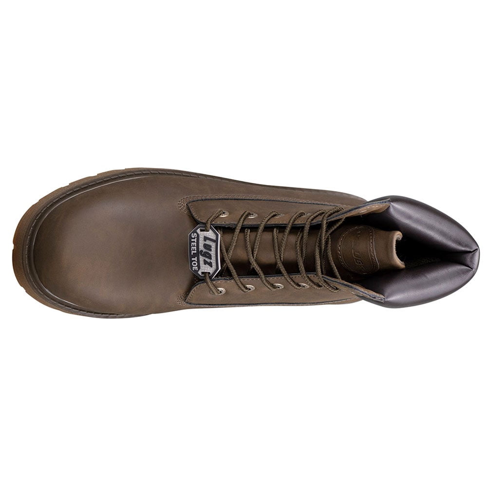 Lugz Work Men's Drifter 6-Inch Steel Toe Work Boots (Wide Available)