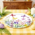 thumbnail image 4 of A Paper Spring Tulips Floral Theme A Party Tableware Disposable 7In Paper Plates Set 7.09X7.09X1.57In, 4 of 7