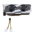 thumbnail image 3 of Tarjeta gráfica G, tarjeta gráfica GTX1060 Tarjeta gráfica de computadora de 3 GB Tarjeta gráfica de doble ventilador Altamente versátil, 3 of 8