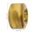 thumbnail image 2 of WHAMVOX 4 Pcs Roues de Patinage Intérieur Roues de Patin à Roulettes Matériau PU Non Lumineux pour Accessoires d'Entraînement des Patineurs, 2 of 8