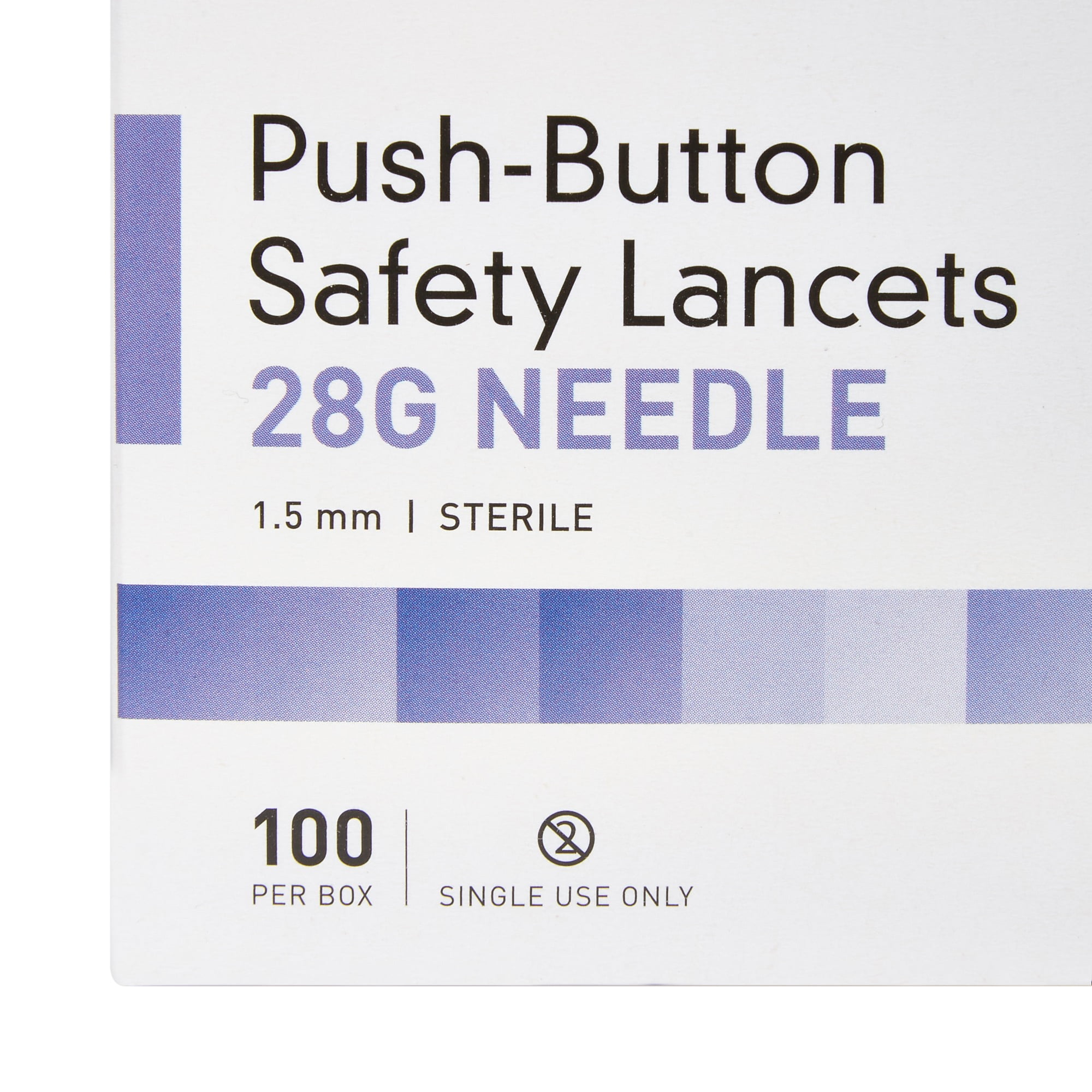 Buy McKesson Safety Lancets, PushButton Diabetes Lancet 28G, 1.5 mm