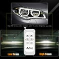 thumbnail image 5 of Alla Lighting Remote Control 10000Lms HB4 9006 Switchback LED Headlights High Beam Low Beam Headlamps Fog Lights Bulbs, 6000K Xenon White/3000K Yellow Replacement for Automotive Cars, Trucks, 5 of 9