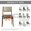 thumbnail image 6 of SEANATIVE Vintage Floral Chair Covers for Dining Chairs 4 Pack Dining Chair Seat Covers Set with Elastic Band Anti-Scratch Dining Chair Protective Cover Slipcovers for Household Hotel Chair, 6 of 7