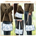 thumbnail image 4 of FORMRS Womens Shoulder Bag with Chain Strap Clutch Purse Cute Tote Handbag, Blue Butterfly, 4 of 7