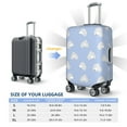 thumbnail image 3 of Cauagu Cute Poodle Dog Print Travel Luggage Cover,Travel Dust-proof Suitcase Cover Softside Suitcase Protector for 18-32inch,Not Included Suitcase, 3 of 8