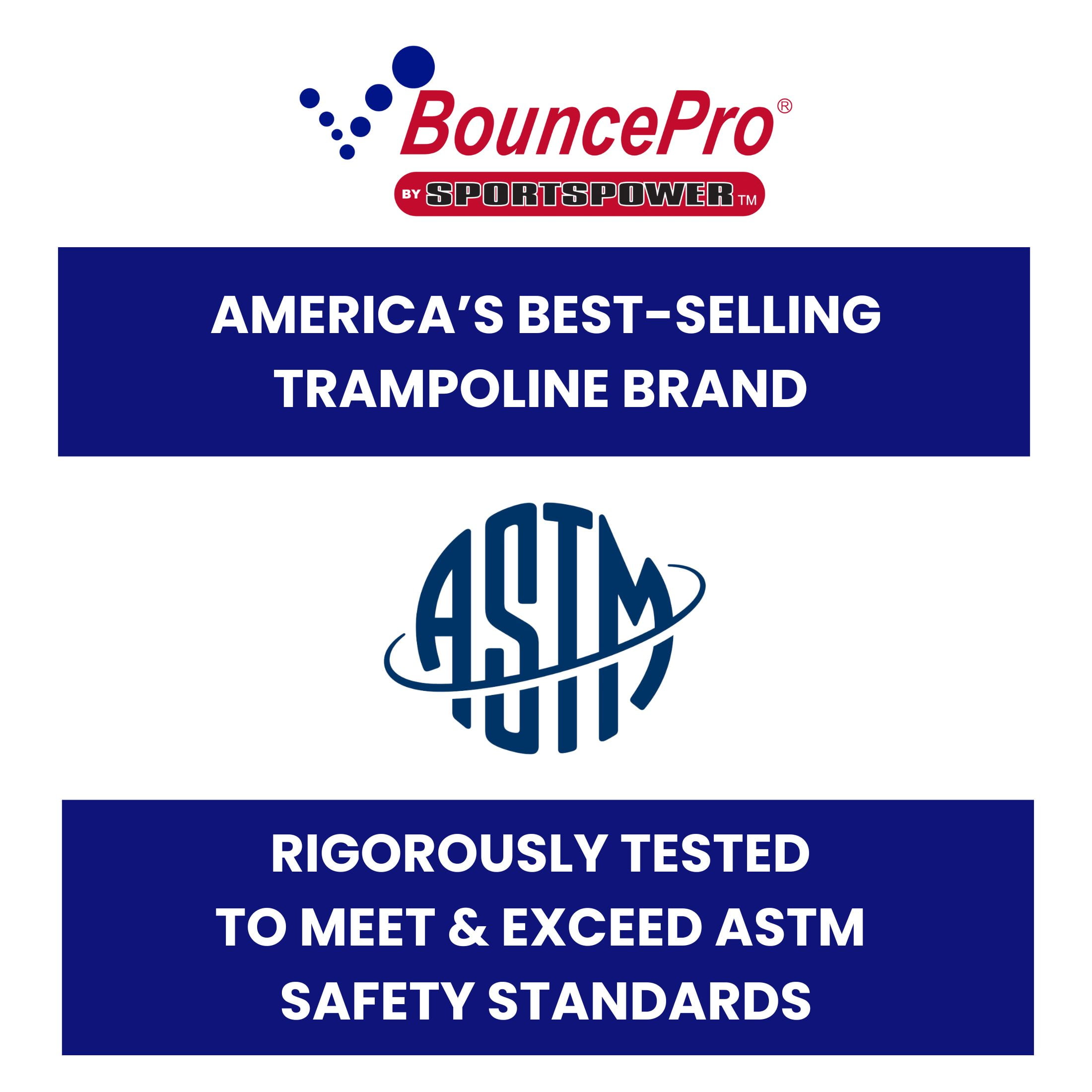 Bounce Pro 12ft Multiplay Trampoline & Enclosure Combo Set with Basketball, Electron Shooter Game, Flash Light Zone Features, Painted Legs & Phone pouch