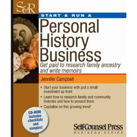 Start & Run a Personal History Business [With CDROM] [Paperback - Used]
