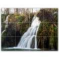 thumbnail image 1 of Picture-Tiles.com: Waterfalls Ceramic Tile Wall Mural WAL501093-43L. 32"W x 24"H using (12) 8" x 8" Ceramic Tiles-Satin Finish, 1 of 3