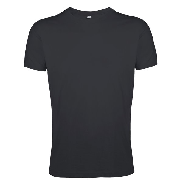 SOLS - Camiseta entallada/ajustada de manga corta para hombre - Modelo Regent Slim fit (Gris oscuro)