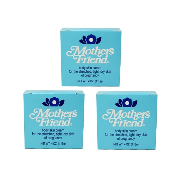 3 Pack of Mothers Friend Body Skin Cream 4 Ounce