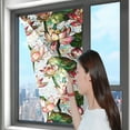 thumbnail image 3 of Wall Stickers Rainbow Floral Static Cling Window Film Removable Decal for Indoor Glass Doors Privacy Decoration Botanical Design, 3 of 4