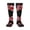 3 Black, variant on Women's Knee High Socks America Canada Flag Art Outdoor Casual Tube Socks