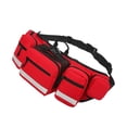 thumbnail image 3 of Riñonera de primeros auxilios, riñonera de emergencia con banda reflectante, bolsa portátil impermeable para traumatismos (solo bolsa), 3 of 8