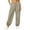 Green, variant on Lumosvexa Women's Cargo Joggers, Multiple Pockets Loose Fit Adjustable Drawstring Fall Hiking Sports Pants Green L