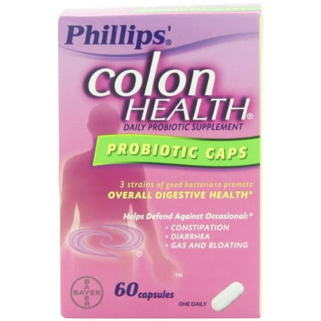 Phillips Colon Health Probiotic Capsules, 60 Each
