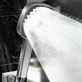 thumbnail image 5 of Pressurized Showerhead, Sailor Style Handheld Shower Faucet, Large Output, 4-Gear Adjustment, Self-Cleaning Nozzles, Leak-Proof, Oversized Panel with Universal Fit, 5 of 6