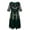 Green, variant on Sequined Dress for Women Round Neck Gothic Dress Floral Flowy Long Ankle Lebgth Dresses Lace Half Sleeve Medieval Dress Elegant Renaissance Dress for Cosplay Halloween