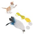 thumbnail image 4 of Door Hanging Cat Toy, Interactive Cat Hanging Toy Relieve Boredom  For Cat Tease Cat Rope And  Hair Green Tail Feather, 4 of 8