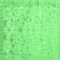 thumbnail image 1 of Ahgly Company Indoor Square Abstract Emerald Green Contemporary Area Rugs, 3' Square, 1 of 4