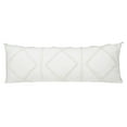 thumbnail image 2 of Sweet Jojo Designs Diamond Tuft Ivory Body Pillow Cover Case 54x20 (Pillow Not Included), 2 of 6