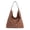Brown, variant on NCY Studded Hobo Bags for Women Soft Vegan Leather Studded Shoulder Handbag Slouchy Tote Purses
