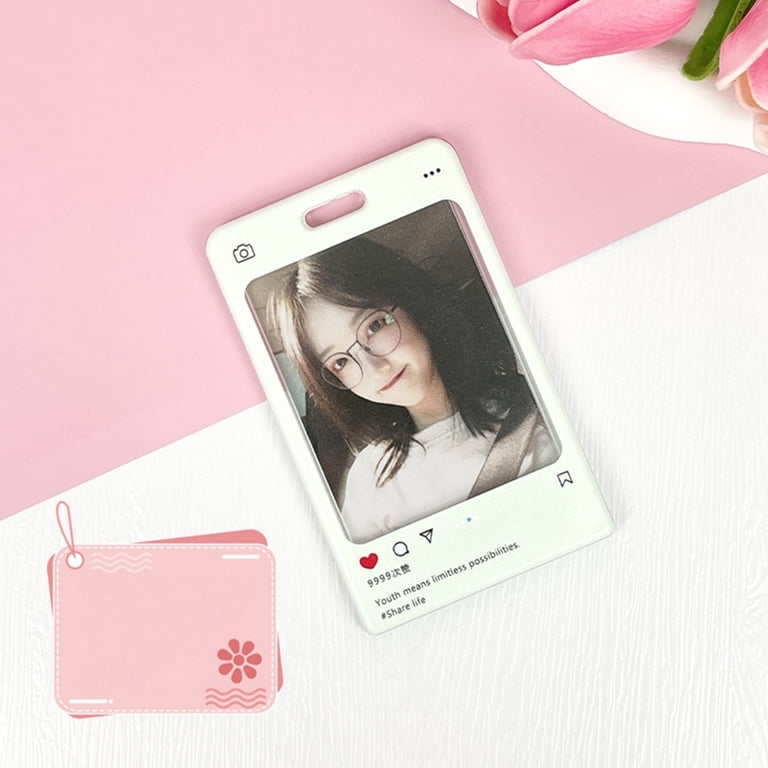 CIYISON Transparent Card Holder Kpop Photocard Holder Keychain
