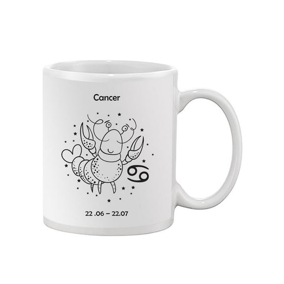Cute Cancer Sign Mug -Image by Shutterstock,