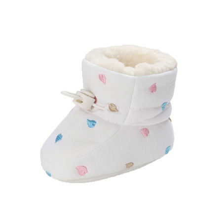 

AnuirheiH First Walker Baby Boys Girls Shoes Infant Toddler Winter Warm Footwear Boots Non Slip Prewalker Children s Toddler Shoes 4-6$ off 2nd