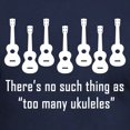 thumbnail image 3 of CafePress - Too Many Ukuleles (No Such Th Men's Fitted T Shirt - Men's Fitted T-Shirt, 3 of 4
