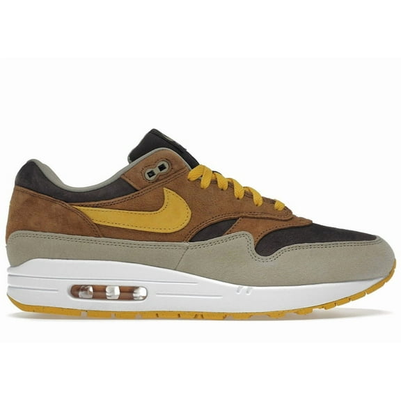 Nike Men's Air Max 1 PRM Duck Pecan Yellow Ochre Running Shoes, from StockX