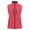 Red, variant on Women's Lightweight Fleece Softshell Vest Windproof Sleeveless Jacket Outerwear with Zipper Pockets Black XS
