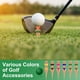 thumbnail image 4 of Greeniant 15 piezas de pelota de Golf Tee Nail profesional de tamaño pequeño para mujer en forma de cuerpo tees de golf accesorio deportivo Golf, 4 of 6