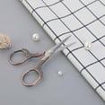 thumbnail image 2 of Artificial Flowers Vintage Stainless Steel Electroplated Scissors Retro Carved Scissors Stitch Thread Ends Home Scissors Office Scissors, 2 of 4