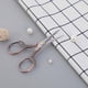 thumbnail image 1 of Vintage Stainless Steel Electroplated Scissors Carved Scissors Thread Ends Home Scissors Office Scissors, 1 of 7