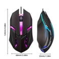 thumbnail image 3 of 2-in-1 Gaming  and  Pad Set | Ergonomic Design, LED Light, USB Connected, Lightweight and Portable, Durable Plastic Body, Suitable for PC, Laptops, Desktops, Ideal  Gift, 3 of 8