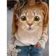 thumbnail image 3 of Sudadera con capucha con estampado de perro adorable, sudaderas con capucha de moda para mujer, sudaderas con capucha con estampado de gato, ropa kawaii con cuello redondo, sudaderas para mujer, abrig, 3 of 5