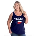 thumbnail image 1 of Normal is Boring - Women's Plus Size Tank Top, up to Size 28 - Texas Flag, 1 of 4