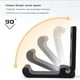 thumbnail image 5 of Eigraketly Ganchos de pared plegables Herrajes para muebles de alta resistencia a prueba de herrumbre Hogar Baño Montado en la pared Bolsas Herramientas y ferretería Negro, 5 of 6