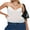 White, variant on Rdhnmea Women's Pleated Camisole Mini Bowknot Front Spaghetti Strap V-Neck Lace Cropped Tops Summer Sleeveless Going Out Tank Tops