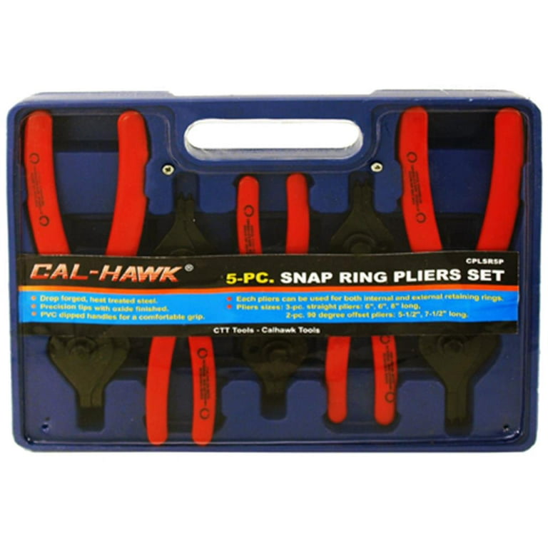 Cal Hawk Tools 5-Pc. Precision Pliers Set