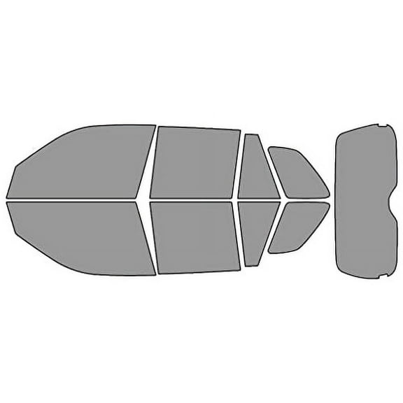 Rvinyl Window Tint Kit Compatible with Suzuki Grand Vitara 2006-2012 - Complete Precut Kit - 50%