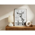 thumbnail image 2 of Deer in Bathtub Poster Animal Print Whimsical Bathroom Decor Funny Deer Wall Art Minimalist Animal Art Print Bathroom Wall Decor Deer, 2 of 3