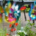 thumbnail image 6 of In the Breeze 2868-PACKS — Rainbow Whirl Pinwheel Pack of 48 — Bright Blended Rainbow Mylar Spinners, 6 of 6